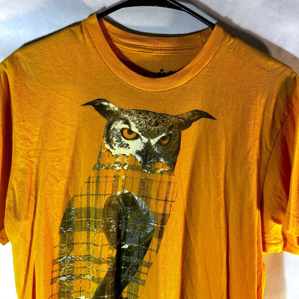 Bohemian Bohemia Occult Owl Yellow Short Sleeve T Shirt Tee